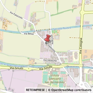 Mappa Via Palazzolo, 31, 25032 Chiari, Brescia (Lombardia)