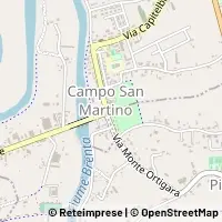 Mapa Campo San Martino