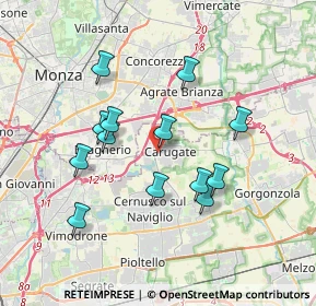 Mappa Via 20 Settembre, 20061 Carugate MI, Italia (3.30462)