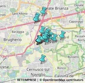 Mappa Via 20 Settembre, 20061 Carugate MI, Italia (0.875)