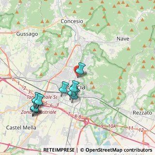Mappa Via Achille Papa, 25128 Brescia BS, Italia (4.34636)