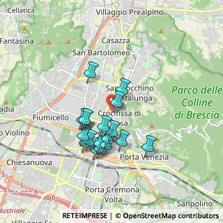 Mappa Via Achille Papa, 25128 Brescia BS, Italia (1.48111)