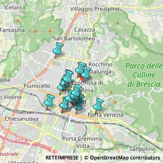 Mappa Via Achille Papa, 25128 Brescia BS, Italia (1.3595)