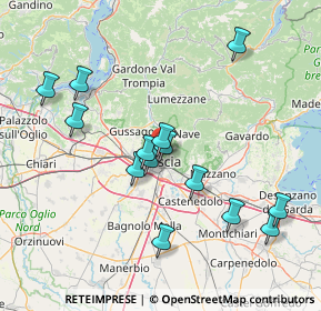 Mappa Via Achille Papa, 25128 Brescia BS, Italia (14.855)