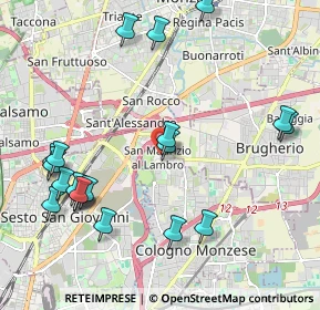 Mappa Via Fabio Filzi, 20093 Cologno Monzese MI, Italia (2.415)