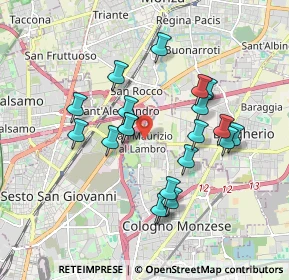 Mappa Via Fabio Filzi, 20093 Cologno Monzese MI, Italia (1.6585)