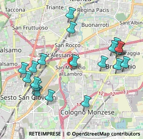 Mappa Via Fabio Filzi, 20093 Cologno Monzese MI, Italia (2.241)