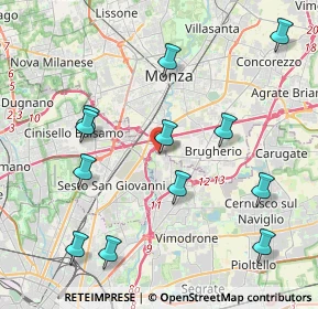 Mappa Via Fabio Filzi, 20093 Cologno Monzese MI, Italia (4.52417)