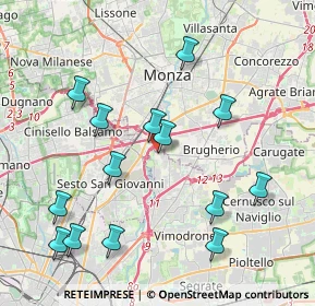 Mappa Via Fabio Filzi, 20093 Cologno Monzese MI, Italia (4.33214)