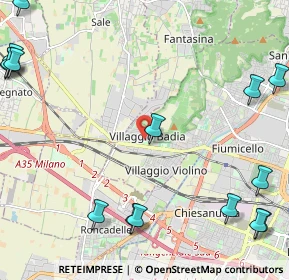 Mappa Via Terza, 25132 Brescia BS, Italia (3.46211)