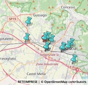 Mappa Via Terza, 25132 Brescia BS, Italia (2.8625)