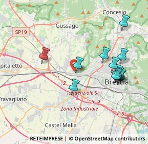 Mappa Via Terza, 25132 Brescia BS, Italia (3.97538)