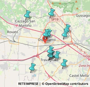 Mappa Via dei Carpini, 25035 Ospitaletto BS, Italia (3.37538)
