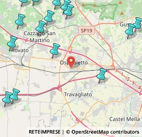 Mappa Via dei Carpini, 25035 Ospitaletto BS, Italia (6.55353)