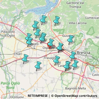 Mappa Via dei Carpini, 25035 Ospitaletto BS, Italia (6.92526)