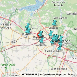 Mappa Via dei Carpini, 25035 Ospitaletto BS, Italia (5.98556)