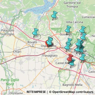 Mappa Via dei Carpini, 25035 Ospitaletto BS, Italia (8.704)