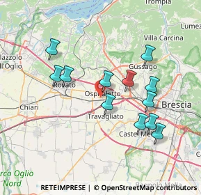 Mappa Via dei Carpini, 25035 Ospitaletto BS, Italia (6.86)