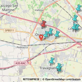 Mappa Via dei Carpini, 25035 Ospitaletto BS, Italia (2.62417)