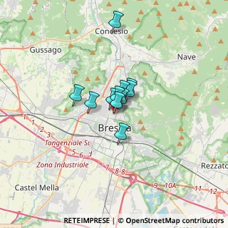 Mappa Via Rocca D'Anfo, 25128 Brescia BS, Italia (2.32833)