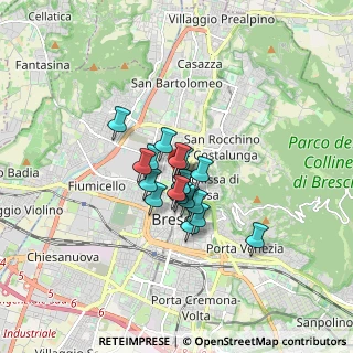 Mappa Via Rocca D'Anfo, 25128 Brescia BS, Italia (0.99222)
