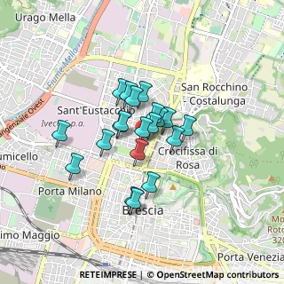 Mappa Via Rocca D'Anfo, 25128 Brescia BS, Italia (0.582)