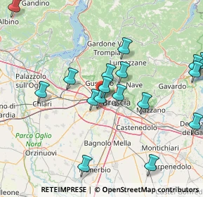 Mappa Via Prima Villaggio Badia, 25132 Brescia BS, Italia (16.85647)