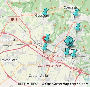 Mappa Via Prima Villaggio Badia, 25132 Brescia BS, Italia (3.99909)