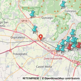 Mappa Via Padana Superiore, 25030 Roncadelle BS, Italia (5.90385)