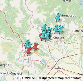 Mappa Via Pista, 13898 Occhieppo Inferiore BI, Italia (8.16733)