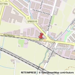 Mappa Via Mandolossa, 29, 25030 Roncadelle, Brescia (Lombardia)