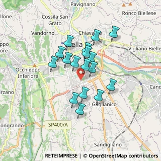 Mappa Corso 53° Fanteria, 13900 Biella BI, Italia (1.36353)