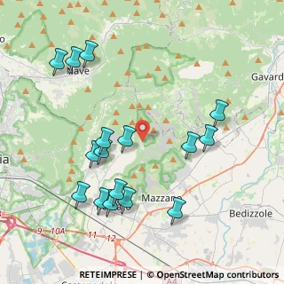 Mappa Via Gazzolo, 25082 Botticino BS, Italia (4.37125)