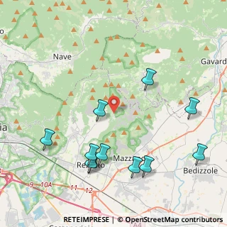 Mappa Via Gazzolo, 25082 Botticino BS, Italia (4.76364)