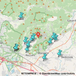 Mappa Via Gazzolo, 25082 Botticino BS, Italia (4.30071)