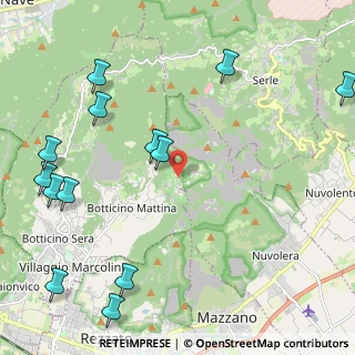 Mappa Via Gazzolo, 25082 Botticino BS, Italia (3.168)