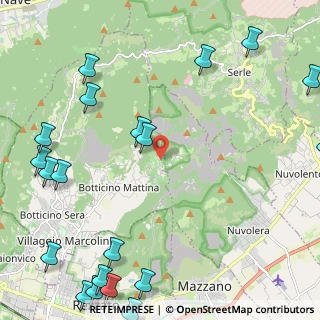 Mappa Via Gazzolo, 25082 Botticino BS, Italia (3.3485)