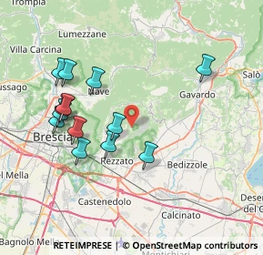 Mappa Via Gazzolo, 25082 Botticino BS, Italia (7.56923)