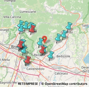 Mappa Via Gazzolo, 25082 Botticino BS, Italia (7.373)