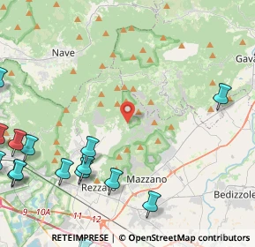 Mappa Via Gazzolo, 25082 Botticino BS, Italia (7.11895)