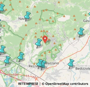 Mappa Via Gazzolo, 25082 Botticino BS, Italia (7.3425)