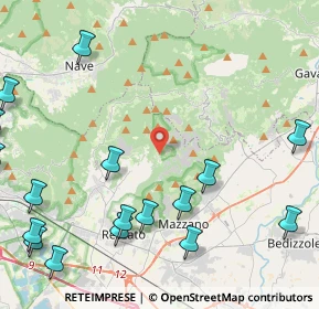 Mappa Via Gazzolo, 25082 Botticino BS, Italia (6.5)