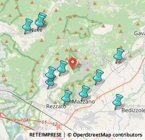 Mappa Via Gazzolo, 25082 Botticino BS, Italia (4.26545)