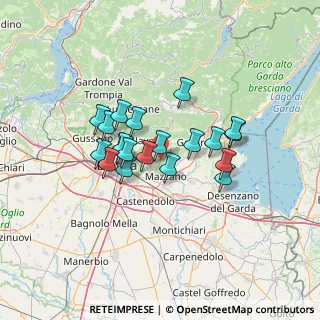 Mappa Via Gazzolo, 25082 Botticino BS, Italia (10.442)