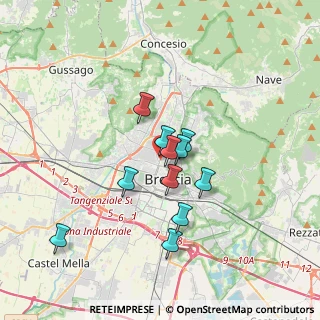 Mappa Via Monte Grappa, 25128 Brescia BS, Italia (2.70091)