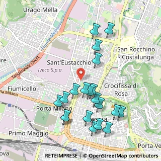 Mappa Via Monte Grappa, 25128 Brescia BS, Italia (1.041)