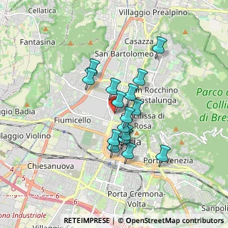 Mappa Via Monte Grappa, 25128 Brescia BS, Italia (1.2825)