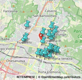 Mappa Via Monte Grappa, 25128 Brescia BS, Italia (1.3965)