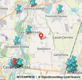 Mappa Via Treviglio, 24045 Fara Gera d'Adda BG, Italia (3.44167)