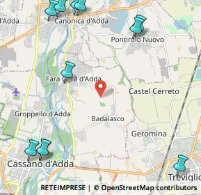 Mappa Via Treviglio, 24045 Fara Gera d'Adda BG, Italia (3.18364)